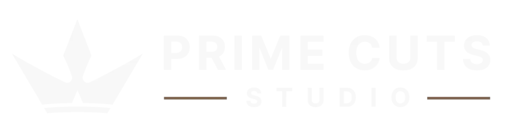 Prime Cuts Logo Hvid Sekundær